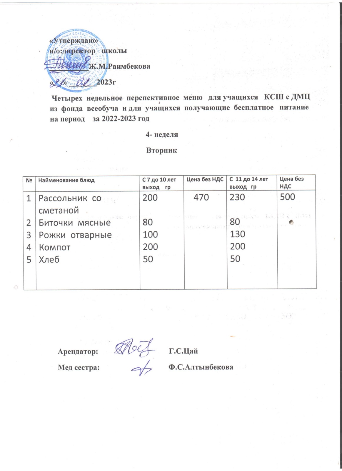 Ас мәзірі (21.02.23)